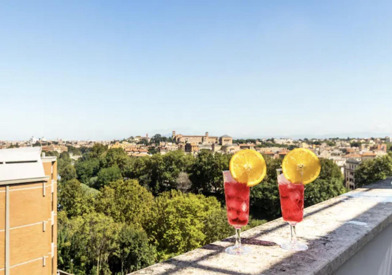 Terrace With Tiber View - Trastevere Roma Exterior foto
