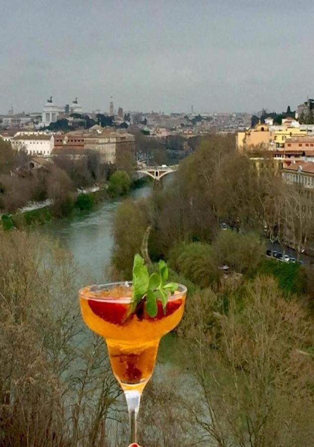 Terrace With Tiber View - Trastevere Roma Exterior foto
