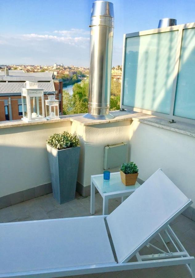 Terrace With Tiber View - Trastevere Roma Exterior foto